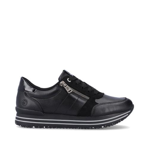 Remonte Sneaker Reißverschluss schwarz S13 D1316-02 36 | schwarz/schwarz | G