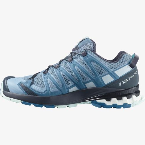 Salomon XA PRO 3D V8 Damen Trailrunning- Schuh blau S13 L41272100 7,5 | blue/ebony | 