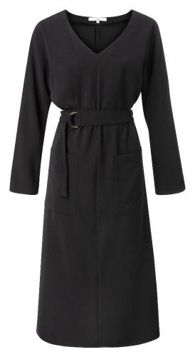 YAYA Gürtelkleid Kleid in Schwarz 1809143-923 