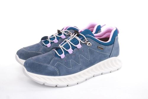 Imac Damen Outdoorschuh Trekkingschuh TEX- Membran Leder Schnellschnürung blau S13 356888 