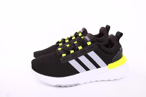 adidas Racer TR21 K Kinder Sneaker Schnürung CLOUDFOAM CBLACK/ HALSIL/ S  schwarz S12  GV7831 