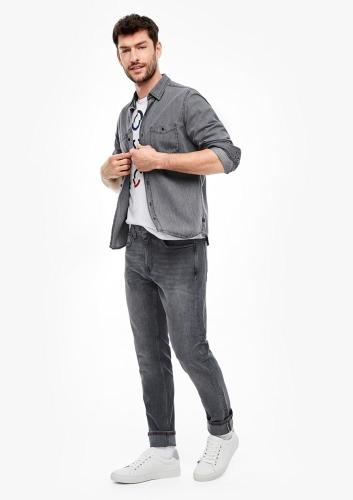 s.Oliver Jeans Denim Slim Fit Herren grau Noos 2023927 