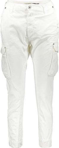 Please Cargo Pant Pattentaschen Bündchen weiß P0HD_CV9N3N 