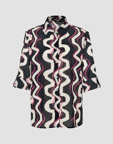 OPUS Printbluse Fumine wave S13 2454911411189 
