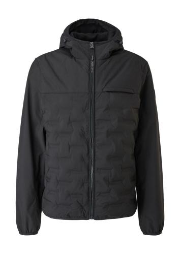 s.Oliver Herren Jacke Steppung Kapuze schwarz S22 2122847 