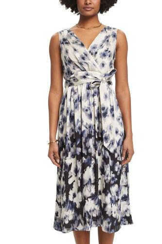 Esprit Satin Minikleid mit floralem Print S13 023EO1E340 