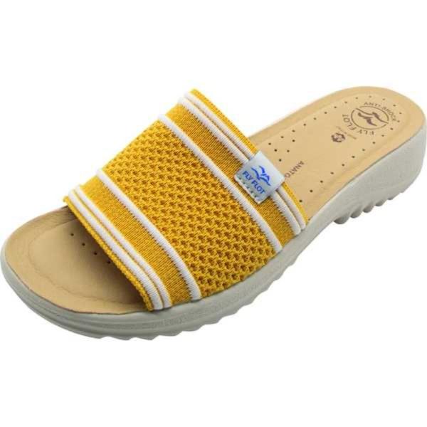 Fly Flot Hausschuh Hauspantolette gelb 391225 42 | yellow | 
