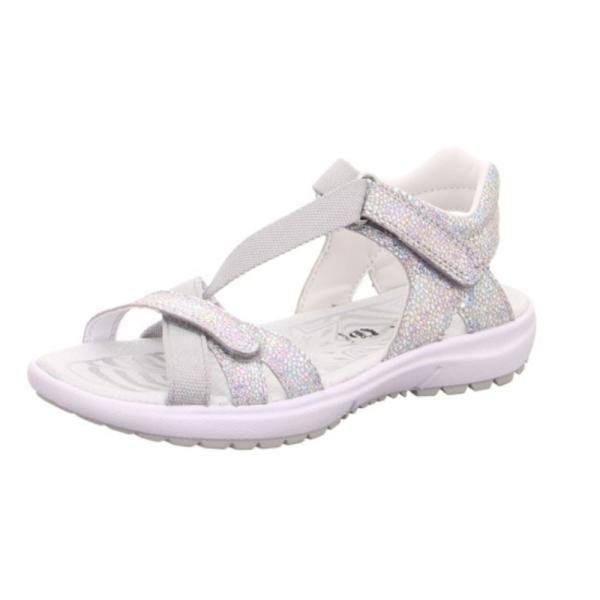 Superfit Rainbow Sandale Leder 09203 38 | 25 hellgrau | 