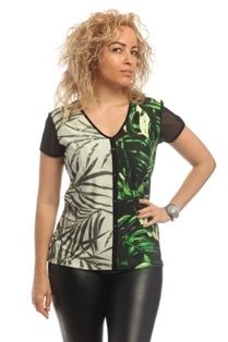 Fashion Apolda 4 me T- Shirt gemustert 44818 M | 02 original | 