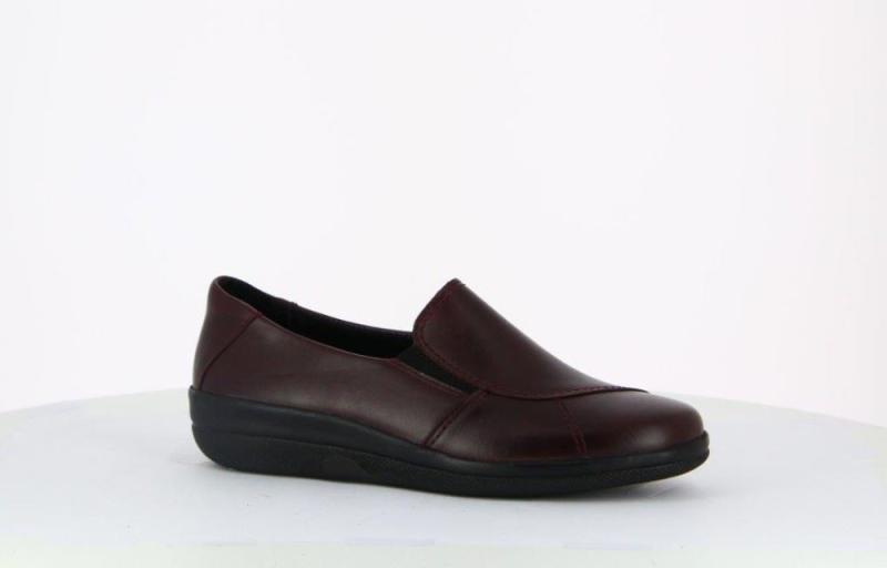 ACO Slipper bordeaux Leder 74/3710 