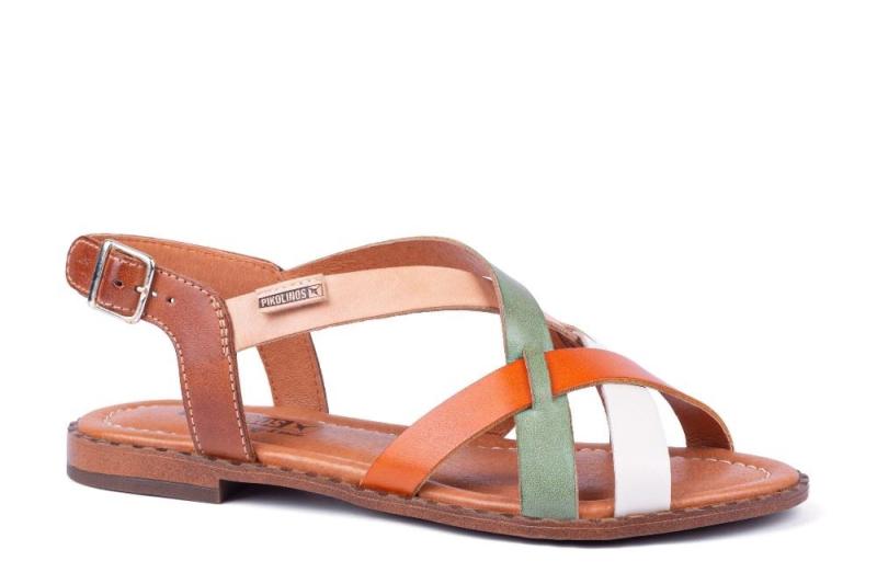 PIKOLINOS Sandale Leder braun grün weiß S12   W0X-0556C4 36 | mint green | 