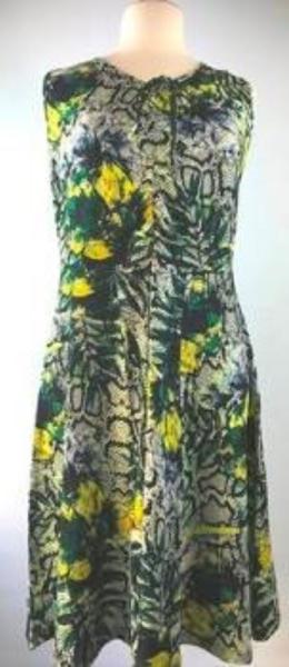 Fashion Apolda Kleid Ärmellos bunt 42437 M | 02 original | 
