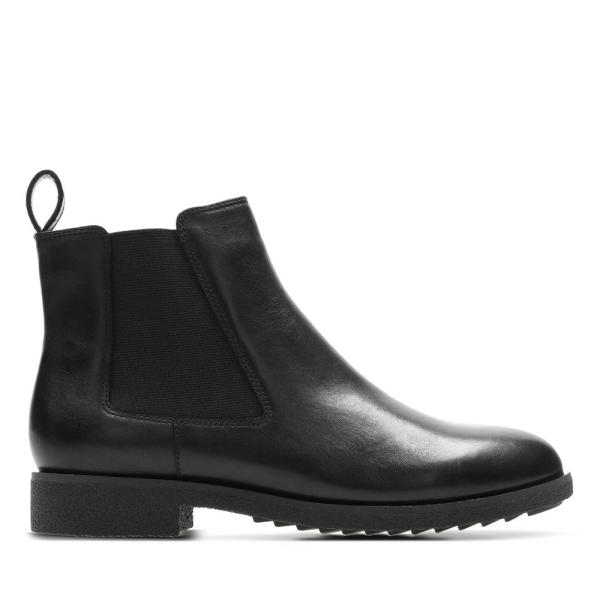 Clarks Damen Griffin Plaza Chelsea Boots, Schwarz 26143108 