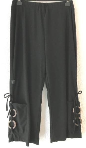 Fashion Apolda Hose 7/8 Länge schwarz 38434 L | 02 original | 