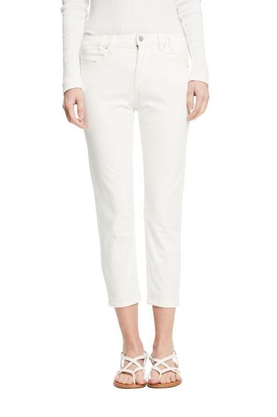 ESPRIT Caprihose seitliche Saumschlitze weiß, grün S12 042EE1B328 