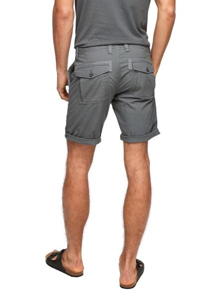 s.Oliver Herren Bermuda Baumwolle grau 2063220 