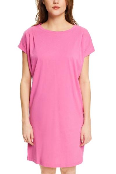 EDC T-Shirt Kleid Bio- Baumwolle rosa S12  032CC1E303 