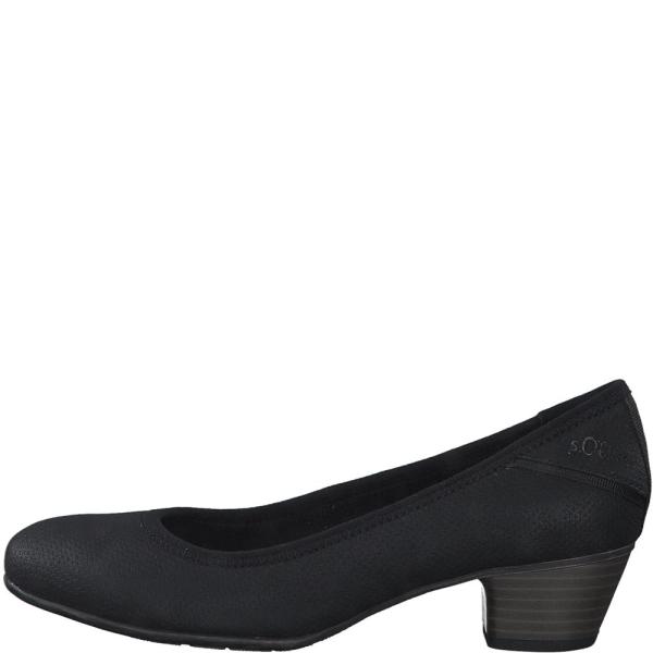 s.Oliver Damen Pumps schwarz, blau S13 5-5-22301-20 