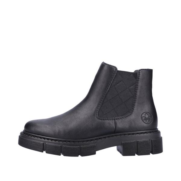 Rieker Antistress Stiefelette Chelsea- Boots schwarz S22 M3854-00 