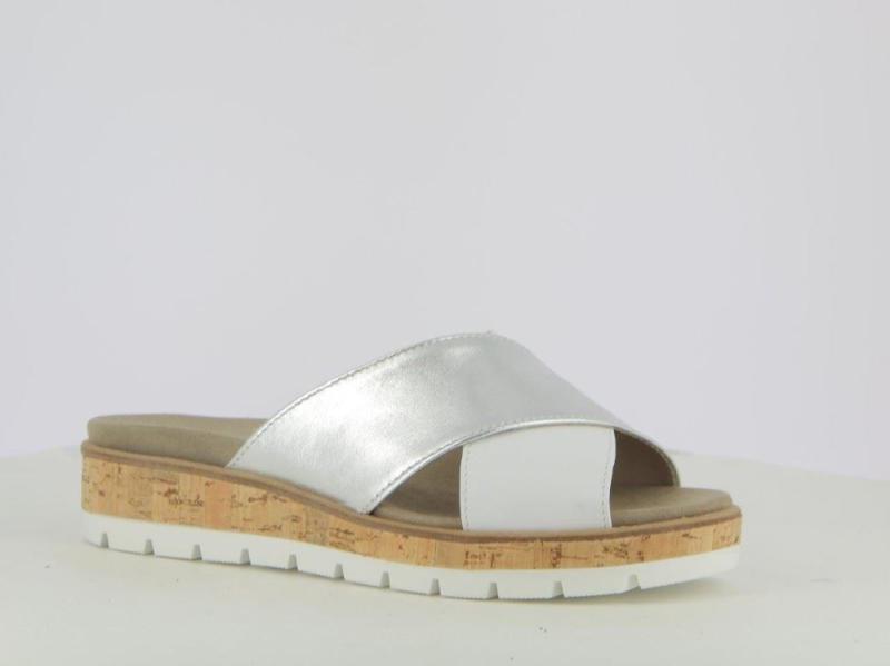 Aco Pantolette Keilabsatz Mia 15 weiß 545/7745 