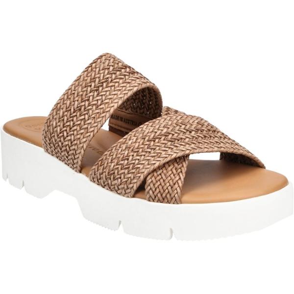 Paul Green Pantolette Super Soft Flechtmaterial Plateau  7696-008 5,5 | cuoio | 