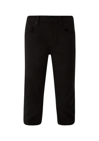 QS designed by Slim: Capris aus Denim schwarz, weiß S13  2127835 