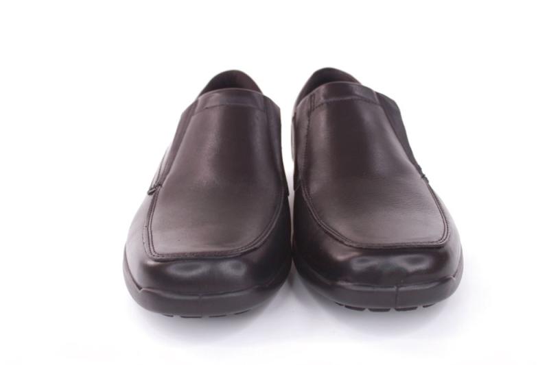 IMAC Herren Slipper Schlupfschuh Leder schwarz S12 150800 