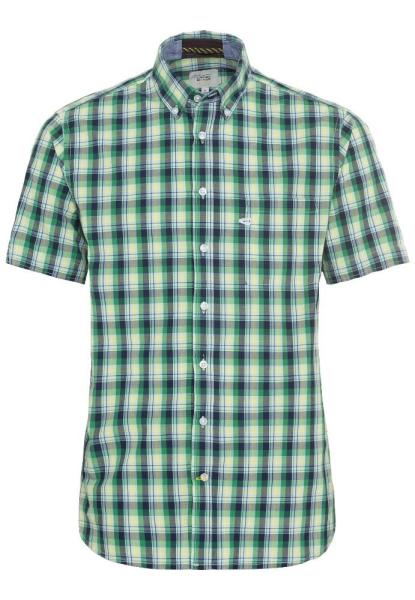 Camel Active Hemd 1/2 Arm grün hell kariert 5S47409214 