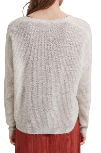 ESPRIT Cardigan aus Rippstrick mit Wolle/Alpaka 991EO1I310 