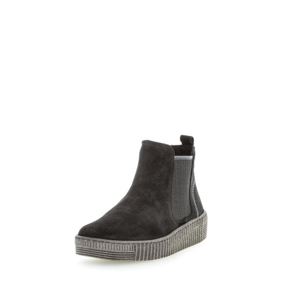 Gabor Chelsea Boot schwarz S21 73.731.17 4 | schw./grau(anth | F