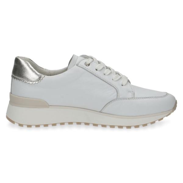 Caprice walking on Air Damen Sneaker Leder Wechselfußbett weiß S13 9-9-23716-20 