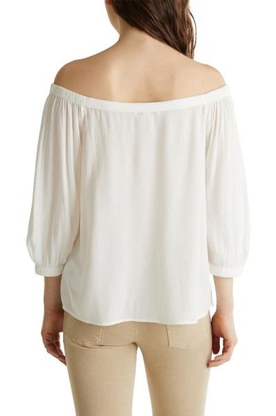 Esprit Bluse Carmen 3/4 Arm weiß orange 030EE1F318 
