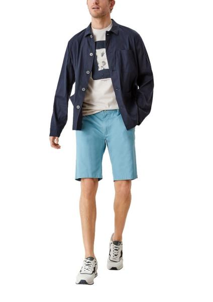 s.Oliver Bemuda Slim Fit Austin blau und hellblau 2113872 