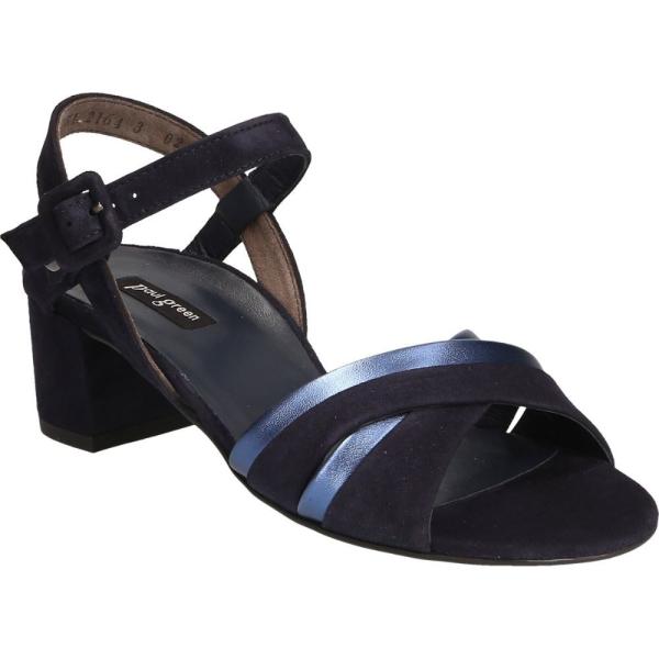 Paul Green Sandalette Riemchen blau 7457 