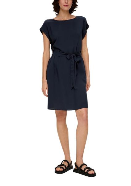 s.Oliver Kleid mit Bindeband aus Viskose S13 2131810 