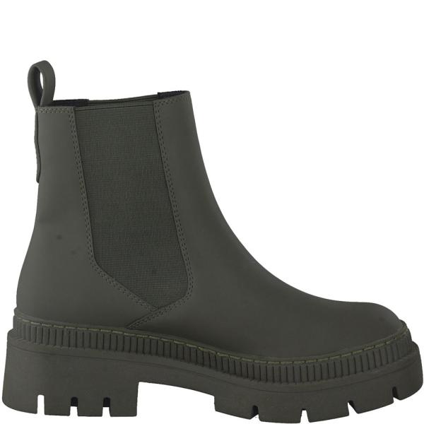 Marco Tozzi Chelsea- Boots Feel me Fußbett grün S22  2-2-25822-29 