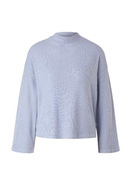 QS designed by Rippshirt im Loose Fit gelb, blau, grau S13  2120102 