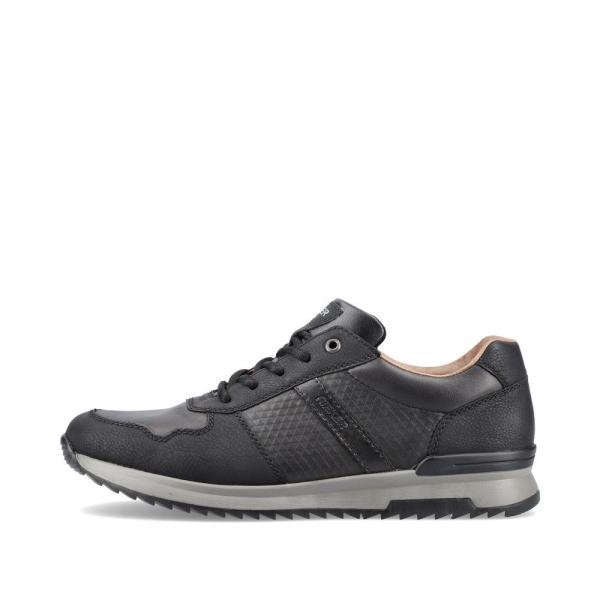 Rieker Antistress Herren Sneaker Schnürschuh Halbschuh  schwarz S21 16132-00 