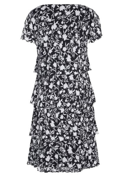Betty Barclay Stufenkleid florales Muster blau S13 13331113 