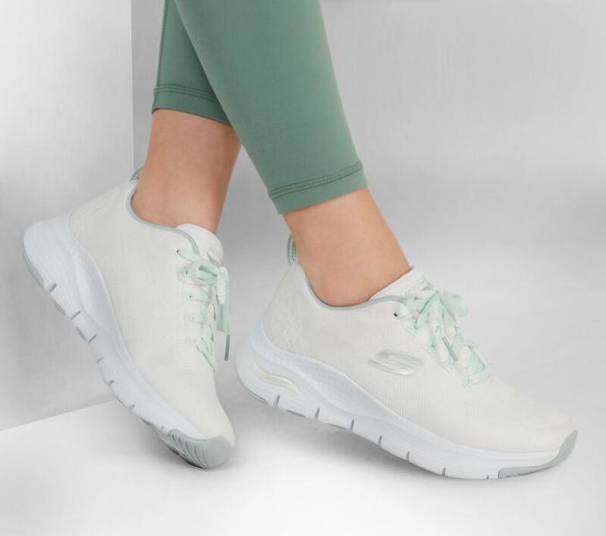 Skechers Arch Fit Comfy Wave WMNT Damen Sneaker weiß S12  149414 