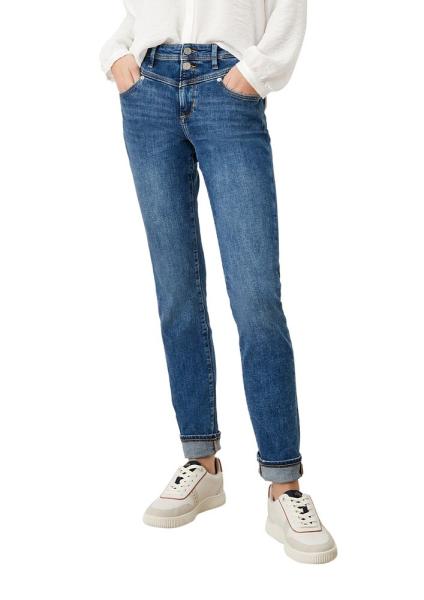 s.Oliver Jeans Betsy Slim mit Sattelbund blau S12 2108838 36 | Dark Blue Stret | L32