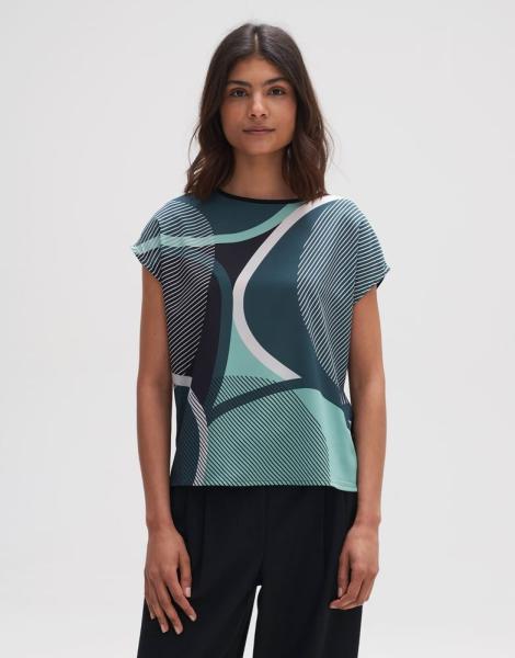 OPUS Print Shirt Sadoli print 1/2 Arm S13 10194011536206 