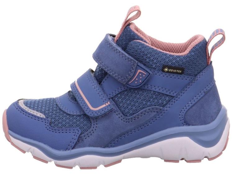 superfit SPORT5 Sneaker wasserdich GoreTex Lauflerner Blau Pink1-000246-8050 