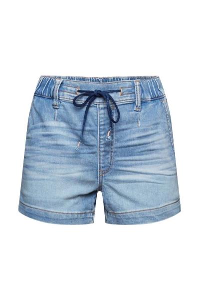 EDC Denim- Shorts Kordelzug blau S22  042CC1C316 