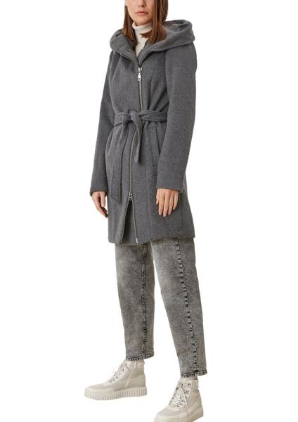 s.Oliver Kapuzenmantel Wollmix schwarz S21 2065704 40 | 9898 black | 