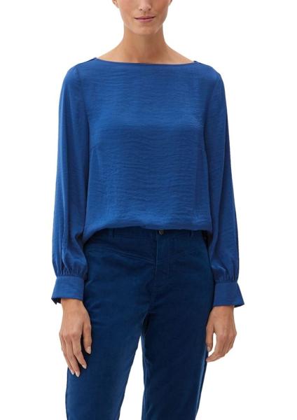 s.Oliver Bluse mit Manschettenärmeln S22 2124798 36 | 5659 BLUE | 