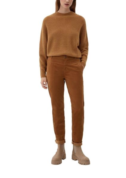 s.Oliver Strickpullover mit weiten Ärmeln S22 2124199 34 | 8469 BROWN | 