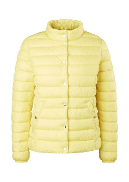 s.Oliver Jacke mit Steppung Stehkragen Knopfleiste gelb S21 2063722 