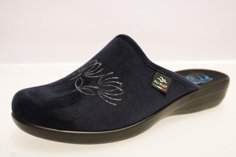 Fly Flot Hausschuh Hauspantolette blau 863867 