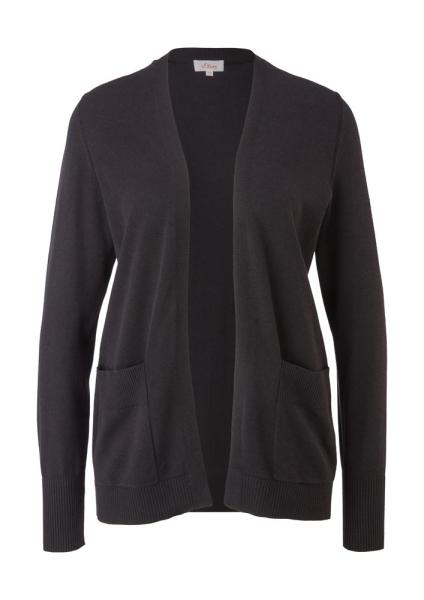 s.Oliver Strickjacke aus Viskosemix grau S22  2112223 